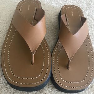 The Row Ginza Sandals - size 39 Caramel color